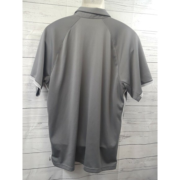 Under Armour Heatgear Polo Shirt Gray Sz 2XL Bees Softball Loose Embriodered - Picture 3 of 11